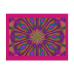 PURPLE PINK ILLUSION POSTCARDS
