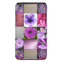 Purple / Pink Photo Collage Ipod Case-mate Case