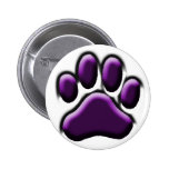 Purple Pooch Print Button