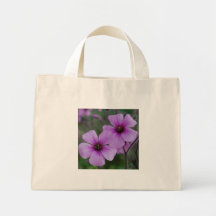 Purple Poppies Canvas Bag