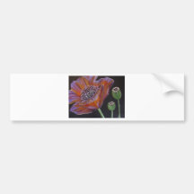 purple poppy bumper stickers