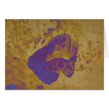 Purple Poppy Customizable Card