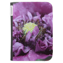Purple Poppy Kindle Folio Case