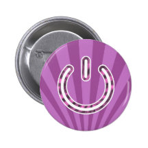 Purple Power Symbol! Pinback Button