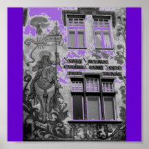 Purple Prague Print