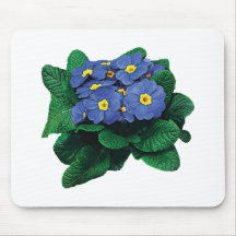 Purple Primroses Mouse Mat