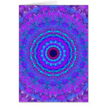 Purple Psyche Mandala kaleidoscope note card