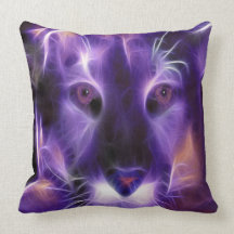 Purple Puma Lightning American Mojo Pillow