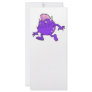 purple punk devil mohawk monster personalized rack card