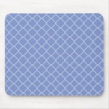 Purple Quatrefoil Mousepads