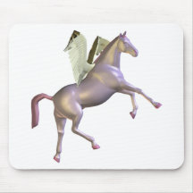 Purple Rearing Pegasus Mousepad