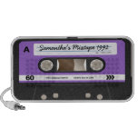 Purple Retro Mixtape Cassette Personalized Speaker speakers
