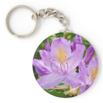 Purple Rhododendrons keychain