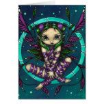 "Purple Ribbon Fairy" Greeting Card cards