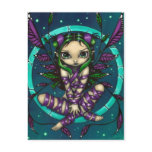"Purple Ribbon Fairy" Postcard