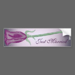 Purple Rose (1) bumper stickers