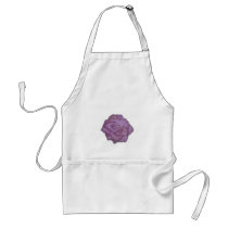 Purple rose apron aprons
