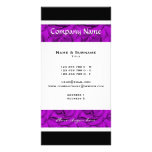 Purple rose business profile cards