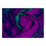 purple rose, S Cyr Greeting Card