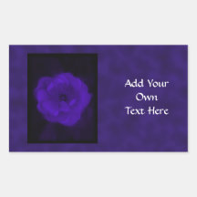 Purple Rose. With Black and Dark Purple. Stickers
