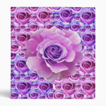 Purple Roses Binder