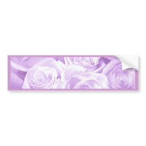 Purple Roses_ Bumper Sticker