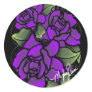 Purple Roses Stickers