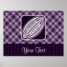 Purple Rugby Print