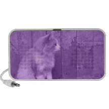 Purple Sahara (cat) *customizable* speakers