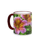 Purple Salpiglossis Sinuata Flower Mug