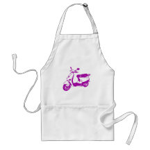 Purple Scooter Apron