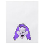 Purple Shaggy Dog. Cartoon. Custom Flyer