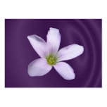 Purple Shamrock ~ ATC Business Card Templates