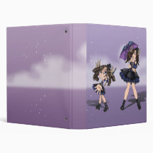 Purple Sky Vinyl Binders
