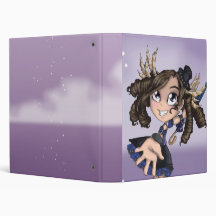 Purple Sky Vinyl Binders