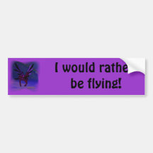 Purple Skys Bumper Sticker