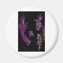 Purple Smiles Magnet