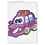 Purple Smiling Car Cards