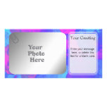 Purple Smoke Fog PhotoCard Template Photo Card Template