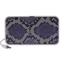 Purple snake skin pattern mp3 speaker