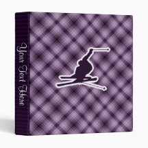Purple Snow Skiing Binders