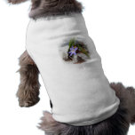 Purple snowflower doggie t-shirt