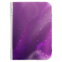 Purple-Sparkle Caseable Case Kindle Keyboard Case
