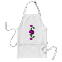 Purple Sparkle Rose Aprons