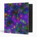 Purple Spatter Dot 1" Art Binder