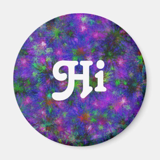 Purple Spatter Dot Magnets