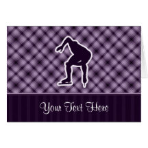 Purple Speed Skater Cards
