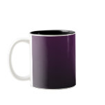 Purple spiral fractal coffee mugs