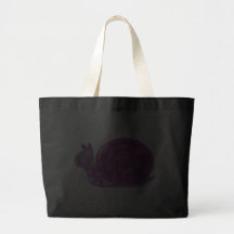 Purple Spotted Snail Tote Bags