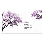 Purple Spring Trees Business Cards business cards